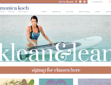 Tablet Screenshot of kleanandlean.com